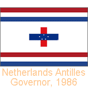 Netherlands Antilles Governor, 1986